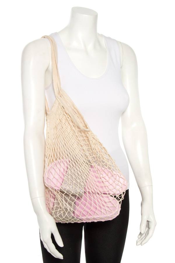 Fishnet beach handabag