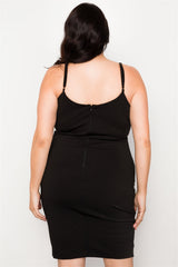 Plus Size Bodycon Cami Mini Dress