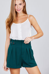 Front Button Cami Woven Top