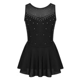 Kids Sparkly Rhinestone Tulle Ballet Dress