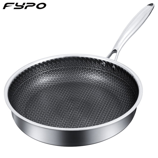 Stainless Steel Skillet Nonstick Fry Pan