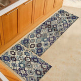 Hallway Geometric Bath & Kitchen Mat