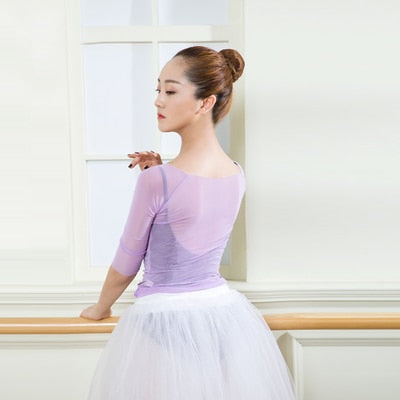 Ballet Tops Women Mesh Leotard