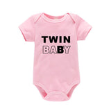 Twin Baby A/B Baby Girls Boys Cotton Jumpsuit