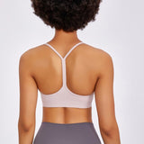 High Impact Strappy Padded Y Racer Back Vest Bra