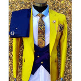 Vest Pants Slim Fit 3 Piece Custom Suit