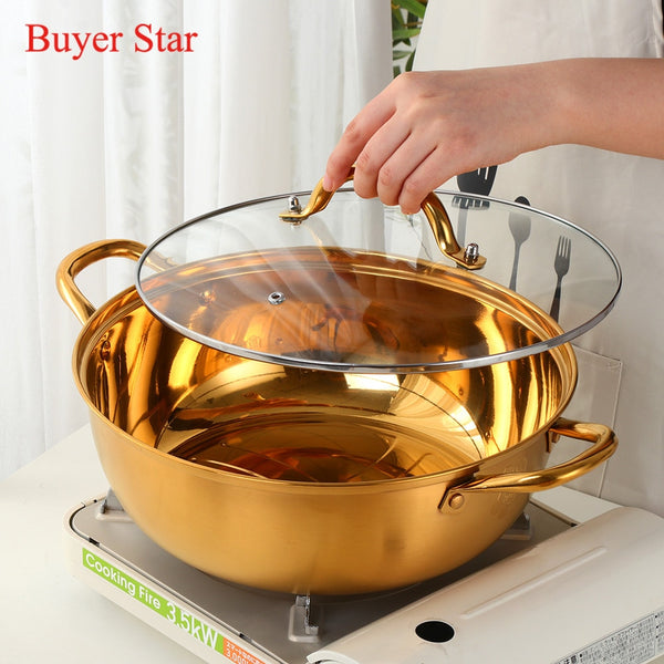 30CM Electric Stainless Steel Hot Soup Pot