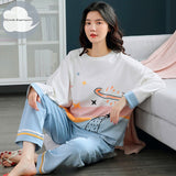 Spring Autumn Women's Pajama Set