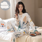 Spring Autumn Women's Pajama Set