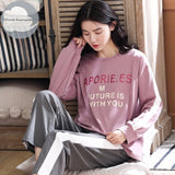 Spring Autumn Women's Pajama Set