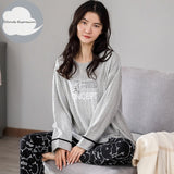 Spring Autumn Women's Pajama Set