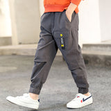 Joggers Boy Cargo Pants Kids Spring