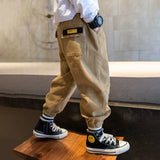 Joggers Boy Cargo Pants Kids Spring