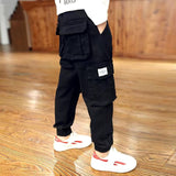 Joggers Boy Cargo Pants Kids Spring